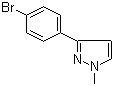 结构式 CAS# 73387-51-6, 3-(4-溴苯基)-1-甲基-1H-吡唑