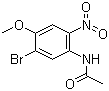 N-(5-Bromo-4-methoxy-2-nitrophenyl)acetamide molecular structure (CAS 7357-66-6)