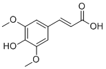 structure of CAS# 7362-37-0, Sinapic acid;(E)-3-(4-hydroxy-3,5-dimethoxyphenyl)prop-2-enoic acid