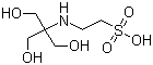 结构式 CAS# 7365-44-8, N-三羟甲基甲基-2-氨基乙磺酸; 2-[[三(羟甲基)甲基]氨基]乙磺酸