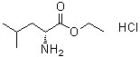 结构式 CAS# 73913-65-2, D-亮氨酸乙酯盐酸盐