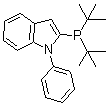 structure of CAS# 740815-37-6, N-Phenyl-2-(di-tert-butylphosphino)indole;N-Phenylindol-2-yl-di-tert-butylphosphine