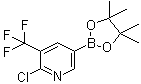 structure of CAS# 741709-67-1, 2-Chloro-3-(trifluoromethyl)pyridine-5-boronic acid pinacol ester;2-Chloro-5-(4,4,5,5-tetramethyl-1,3,2-dioxaborolan-2-yl)-3-(trifluoromethyl)pyridine
