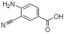 结构式 CAS# 74192-47-5, 4-氨基-3-氰基苯甲酸