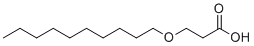 structure of CAS# 7420-16-8, 4-Oxatetradecanoic acid;3-decoxypropanoic acid