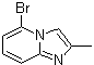 结构式 CAS# 74420-51-2, 5-溴-2-甲基咪唑并[1,2-a]吡啶
