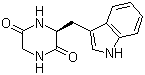 结构式 CAS# 7451-73-2, 环(甘氨酰-L-色氨酰)