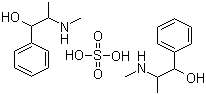 structure of CAS# 7460-12-0, Pseudoephedrine sulfate ;(S-(R*,R*))-alpha-(1-(Methylamino)ethyl)benzenemethanol sulfate