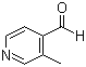 structure of CAS# 74663-96-0, 3-Methylpyridine-4-carboxaldehyde