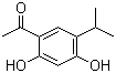 结构式 CAS# 747414-17-1, 1-(2,4-二羟基-5-异丙基苯基)乙酮