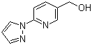 结构式 CAS# 748796-38-5, (6-(1H-吡唑-1-基)吡啶-3-基)甲醇