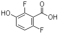 结构式 CAS# 749230-32-8, 2,6-二氟-3-羟基苯甲酸