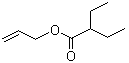 结构式 CAS# 7493-69-8, 2-乙基丁酸烯丙酯