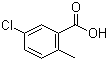 结构式 CAS# 7499-06-1, 5-氯-2-甲基苯甲酸