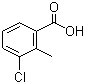 3-Chloro-2-methylbenzoic acid molecular structure (CAS 7499-08-3)