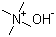 Tetramethylammonium hydroxide molecular structure (CAS 75-59-2)