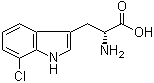结构式 CAS# 75102-74-8, 7-氯-D-色氨酸