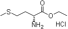 结构式 CAS# 7512-43-8, D-蛋氨酸乙酯盐酸盐