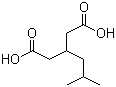 structure of CAS# 75143-89-4, 3-Isobutylglutaric acid