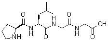 结构式 CAS# 75188-89-5, L-脯氨酰-L-亮氨酰甘氨酰甘氨酸