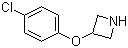 结构式 CAS# 753445-45-3, 3-(4-氯苯氧基)氮杂环丁烷
