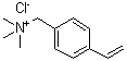 (4-Vinylbenzyl)trimethylammonium chloride molecular structure (CAS 7538-38-7)