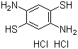 structure of CAS# 75464-52-7, 2,5-Diamino-1,4-benzenedithiol dihydrochloride