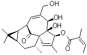 结构式 CAS# 75567-37-2, 3-当归酰巨大戟萜醇