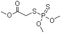 Methyl [(dimethoxyphosphinothioyl)thio]acetate molecular structure (CAS 757-86-8)