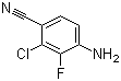 结构式 CAS# 757247-99-7, 4-氨基-2-氯-3-氟苯甲腈