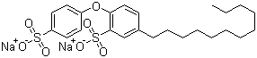 Disodium 4-dodecyl-2,4'-oxydibenzenesulfonate molecular structure (CAS 7575-62-4)