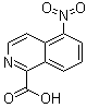结构式 CAS# 75795-40-3, 5-硝基异喹啉-1-羧酸