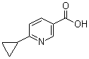 6-Cyclopropyl-3-pyridinecarboxylic acid molecular structure (CAS 75893-75-3)