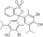 Bromothymol Blue molecular structure (CAS 76-59-5)