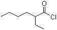 structure of CAS# 760-67-8, 2-Ethylhexanoyl chloride