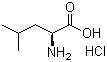结构式 CAS# 760-84-9, L-亮氨酸盐酸盐