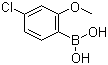 structure of CAS# 762287-57-0, 4-Chloro-2-methoxyphenylboronic acid;4-Chloro-2-methoxybenzeneboronic acid