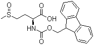 structure of CAS# 76265-70-8, Fmoc-L-methionine sulfoxide;Fmoc-Met(O)-OH
