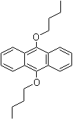 structure of CAS# 76275-14-4, 9,10-Dibutoxyanthracene;Anthracure UVS 1331; DBA; DBA (sensitizer); PSS 303; UVS 1331; UVS 1550