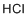 Hydrochloric acid molecular structure (CAS 7647-01-0)