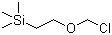 structure of CAS# 76513-69-4, 2-(Trimethylsilyl)ethoxymethyl chloride;SEM-Cl; (2-Chloromethoxyethyl)trimethylsilane; 2-Chloromethyl 2-(trimethylsilyl)ethyl ether