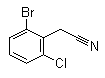 结构式 CAS# 76574-39-5, 2-溴-6-氯苯乙腈