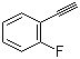 结构式 CAS# 766-49-4, 2-氟苯乙炔; 1-乙炔基-2-氟苯