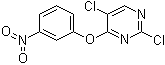 结构式 CAS# 76661-24-0, 2,5-二氯-4-(3-硝基苯氧基)嘧啶
