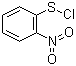 structure of CAS# 7669-54-7, 2-Nitrobenzenesulfenyl chloride;o-Nitrobenzenesulphenyl chloride; 2-Nitrophenylsulfenyl chloride; NBSC