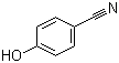结构式 CAS# 767-00-0, 4-羟基苯甲腈; 对羟基苯甲腈