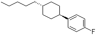 structure of CAS# 76802-61-4, trans-4'-Pentylcyclohexyl-4-fluorobenzene