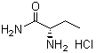 structure of CAS# 7682-20-4, L-2-Aminobutanamide hydrochloride;(S)-2-Aminobutyramide hydrochloride