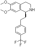 结构式 CAS# 769172-81-8, 6,7-二甲氧基-1(S)-[2-[4-三氟甲基)苯基]乙基]-1,2,3,4-四氢异喹啉