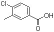 structure of CAS# 7697-29-2, 4-Chloro-3-methylbenzoic acid;3-Methyl-4-chlorobenzoic acid